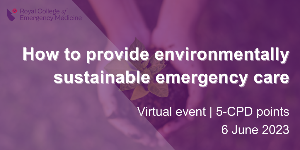 How to provide environmentally sustainable emergency care