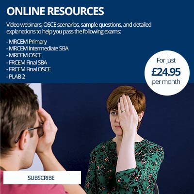 MRCEM, FRCEM Online resources