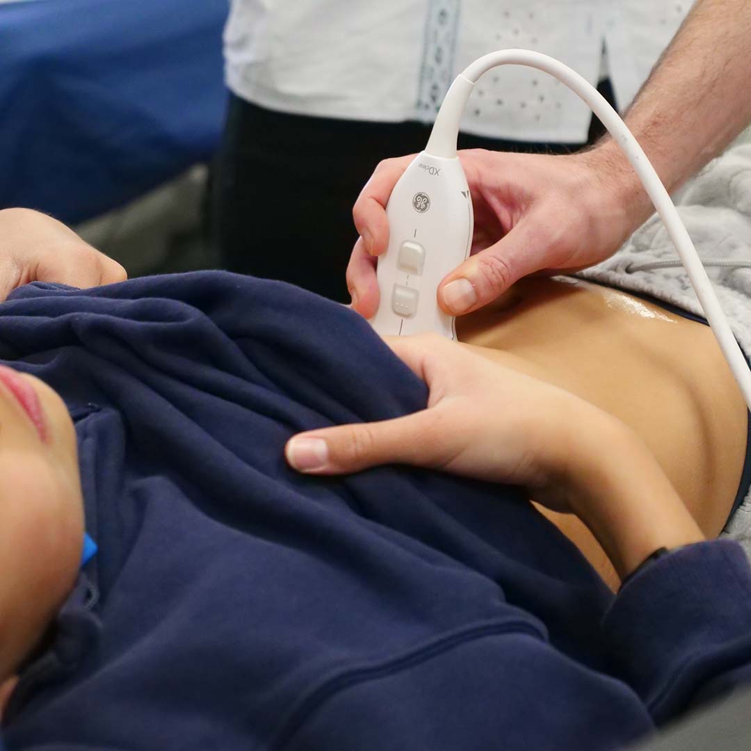 Paediatric scanning session