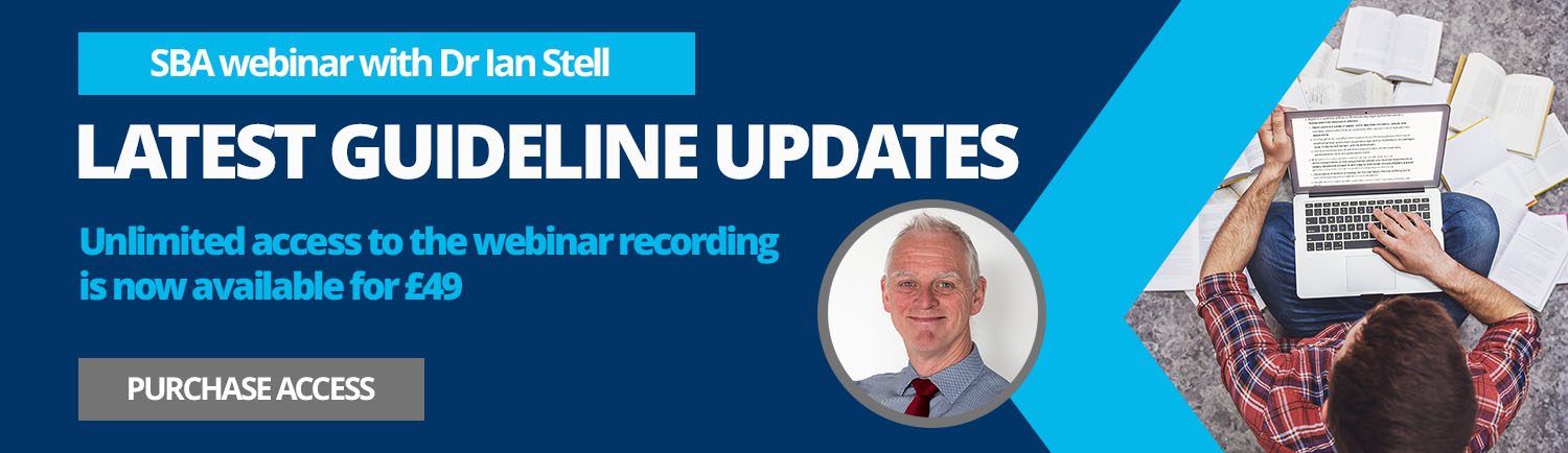 SBA Webinar - Guideline Updates- 7th July 2025 recording